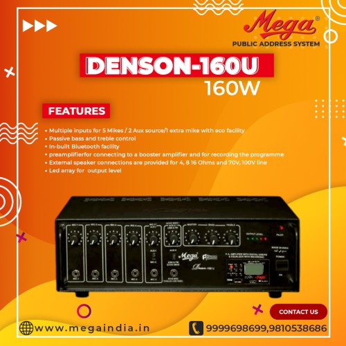 Denson 160U High power mixer Amplifier
